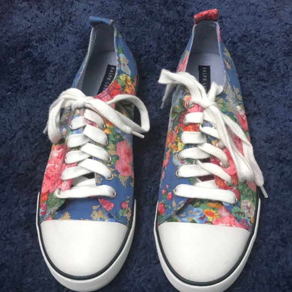 floral rubber shoes